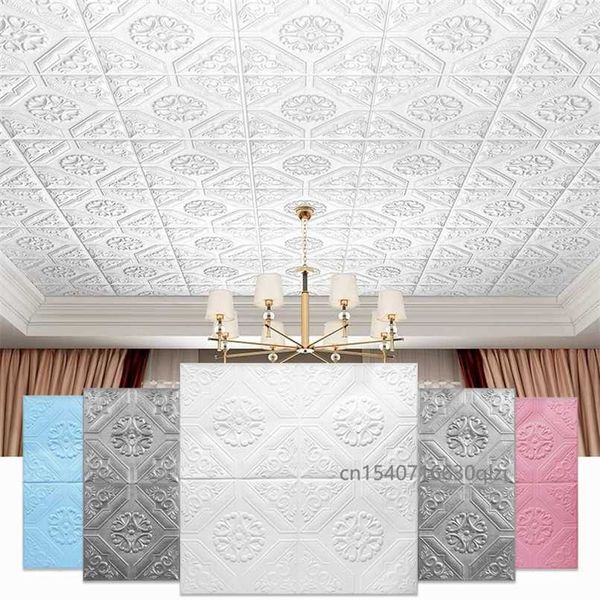 10 large modern self-adhesive wall stickers for home decor, including 3D foam designs suitable for ceilings, living rooms, schools, and children's spaces