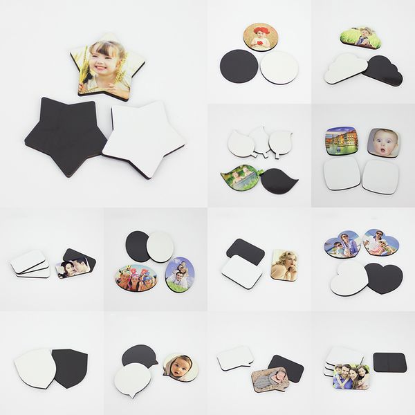 15 sublimation-ready blank fridge magnets for custom photo decorations at home