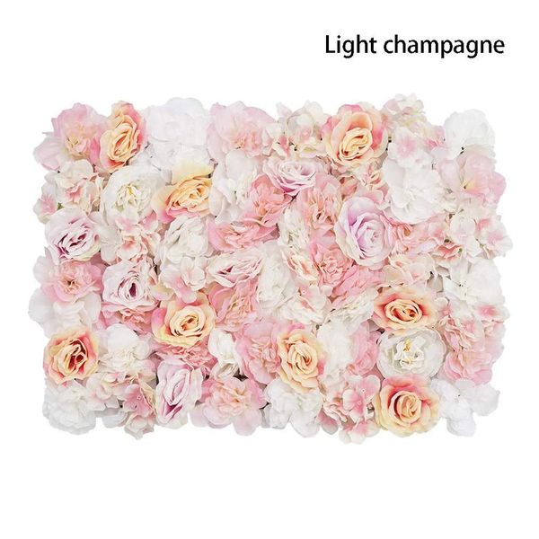 1pc artificial rose wall panel for home, party, wedding, Christmas, and photo backdrop decor