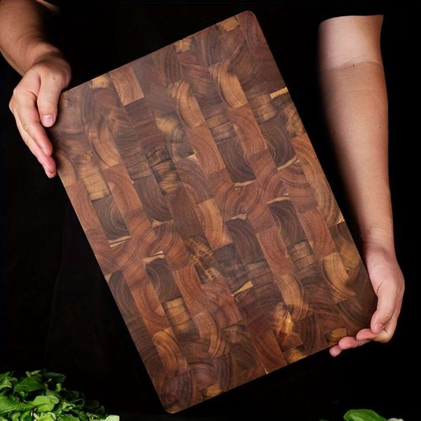 1pc Wooden Chopping Board for Meat, Cheese, Bread, and Fruit, Ideal for Home and Dormitory Use