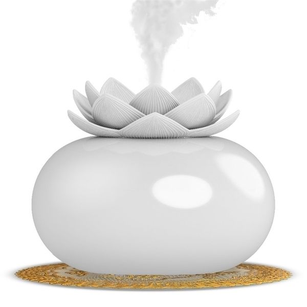 200ML Simple Ceramic Aroma Humidifier with Essential Oil Diffuser Function