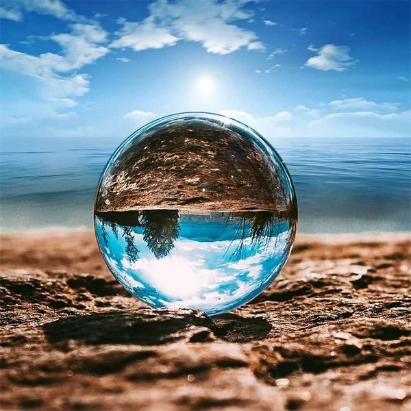 200mm clear quartz crystal ball from USA, a rare Feng Shui sphere for home decor and magic