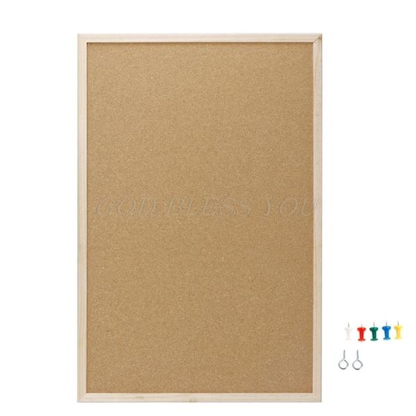 30x40cm cork drawing board with pine wood frame, white surface for home or office decor, available for drop shipping