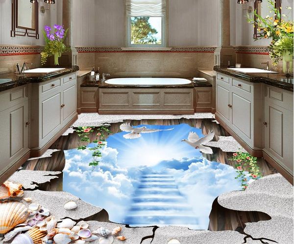 3D brick wallpaper with naked-eye effect for vinyl flooring adhesives