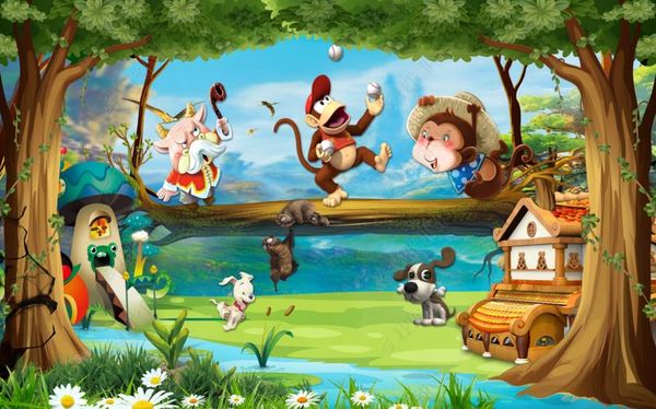 3D custom mural wallpaper for living rooms, bedrooms, lounges, and kids' spaces with beautiful background designs for home decor