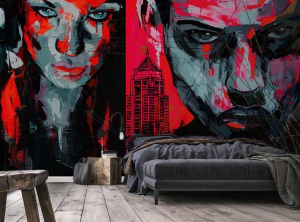 3D doodle character wall murals for TV backdrops from European Photo Wallpaper  

Non-woven wallpaper featuring playful doodle designs for wall decoration  

Modern 3D wallpaper murals with cartoon...