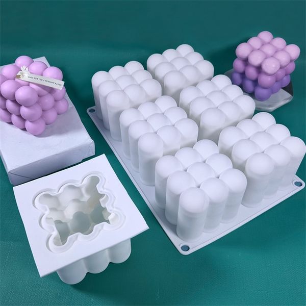 3D silicone molds for DIY aromatherapy gypsum, cake baking, candle making, and clay crafts