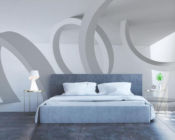 3D textured nonwoven wallpaper for living room TV wall soundproofing
