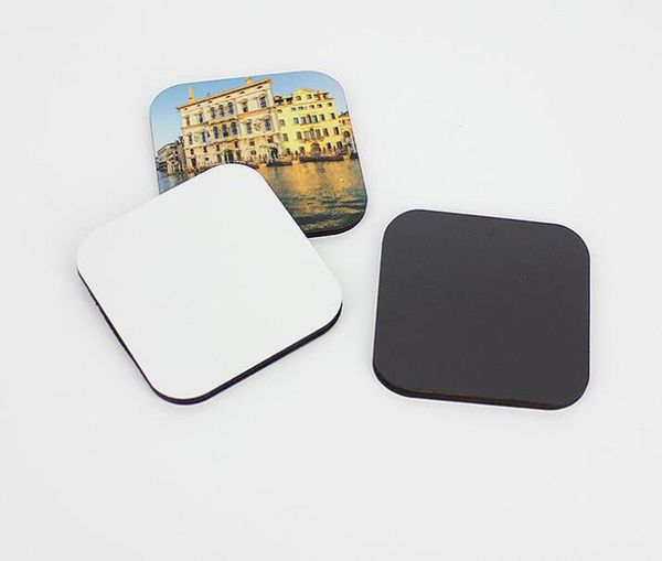 50 blank 5x5x0.4cm wooden fridge magnets for custom sublimation printing with hot transfer on MDF material