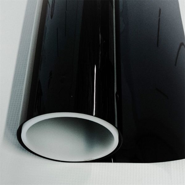 50cm to 500cm 5% VLT dark black window tint film for cars, autos, homes, and commercial use, providing heat insulation, privacy protection, and solar control Y200416