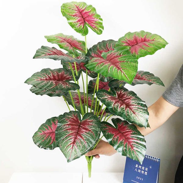 65cm artificial monstera palm with 18 tropical leaves for home, garden, or Christmas decor