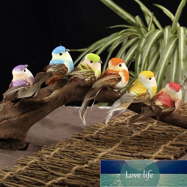 6-piece creative bird figurine set for home decor, craft gifts, and tabletop displays at wholesale prices with professional designs