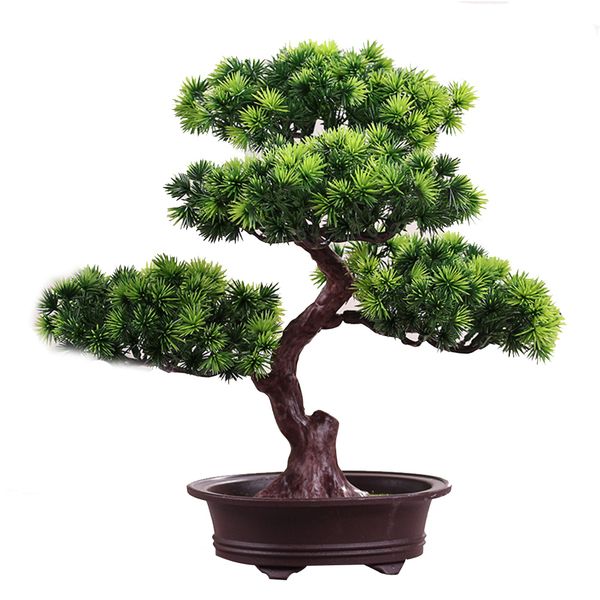 Artificial decorative bonsai tree for home decor, DIY simulation pine plant gift

Lifelike mini pine tree potted ornament for festive decoration

Simple DIY artificial bonsai plant for home and fes...