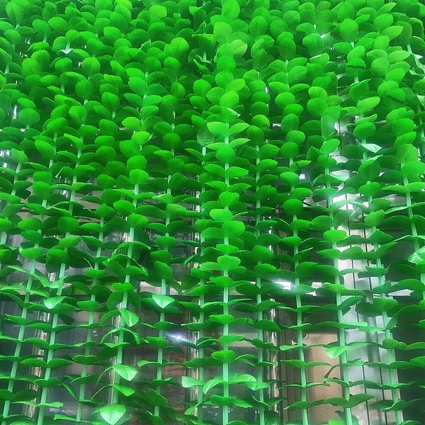 Artificial greenery plant leaf rattan curtain hanging decor for homes, gardens, cafes, hotels, and kindergartens