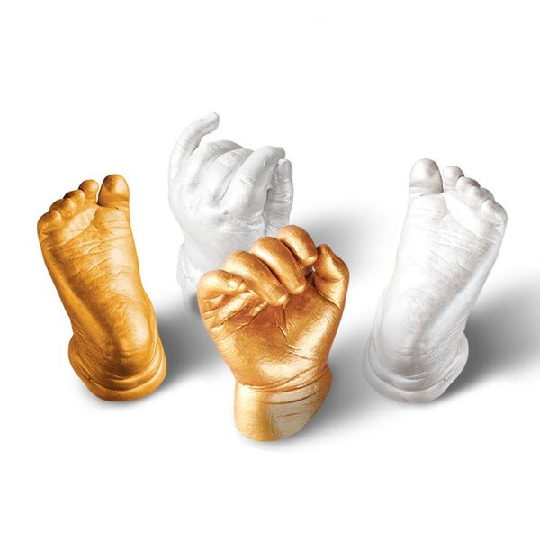 Baby powder plaster and foot casting printing kit 3D hand and foot print mold gift decoration modern home decoration L0801 T200703

3D hand and foot print casting kit with baby powder plaster for modern home decor and gift giving L0801 T200703