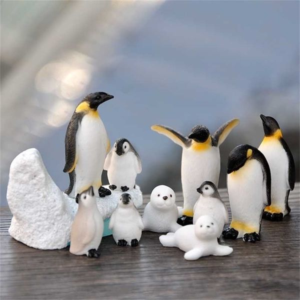 BAIUFOR Iceberg Seal Model, Winter Scene Miniature Toy for Kids' Gifts and Home Decoration
