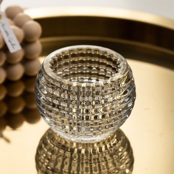 Beautiful Eastern Crystal Tea Light Candle Holders for Home, Office, and Garden Decor