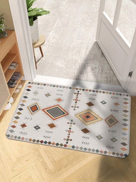 Carpet 1 piece modern bathroom mesh nonslip absorbent geometric pattern carpet floor mat doorway door 230828

Modern nonslip bathroom floor mat with geometric design, absorbent mesh for doorways