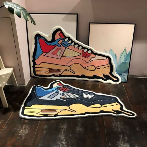 Carpet Sneaker Shape Doormat Anti Slip Sneacker Carpet Welcome Entrance Door Modern Rugs Bathroom Printed Carpet Hallway Bath Mat 230731

Non-slip sneaker-shaped welcome mat for entrance, bathroom,...