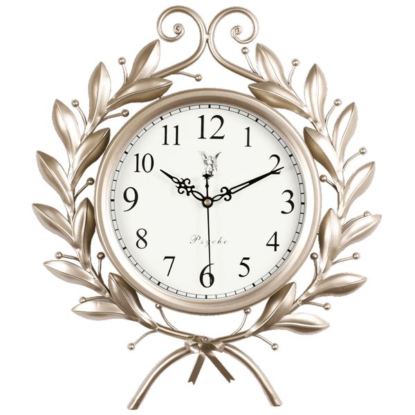 Classic American quartz wall clock with stylish design, artistic home decor for living rooms