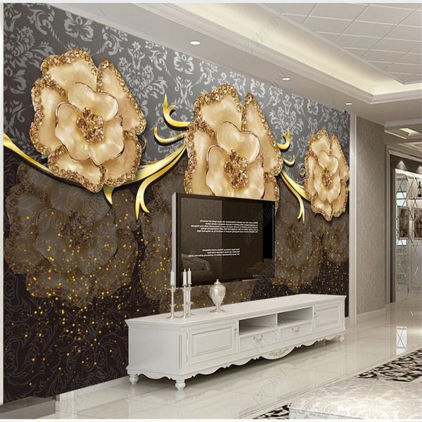 classic painting wallpaper featuring exquisite jade jewelry and floral carvings with a fragrant backdrop