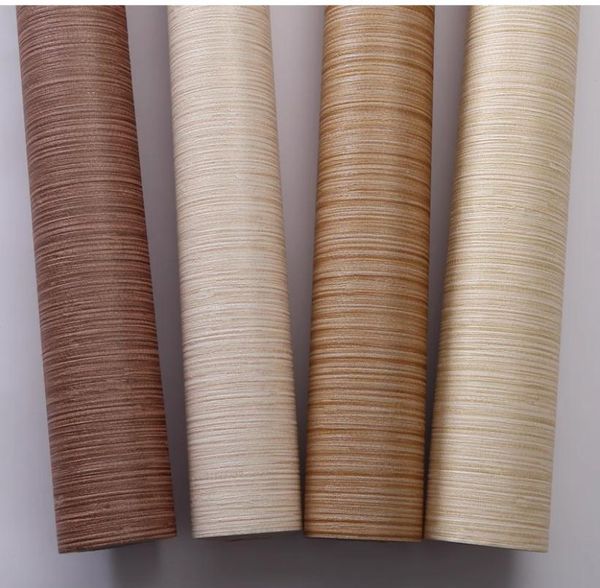 Coffee-colored 3D wallpaper for living rooms, studies, restaurants, and hotels with a retro waterproof roll design