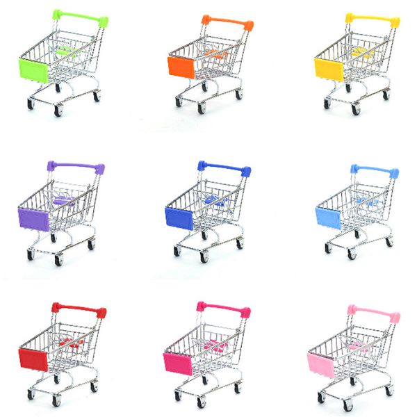Compact folding shopping cart with wheels for convenient home and supermarket use