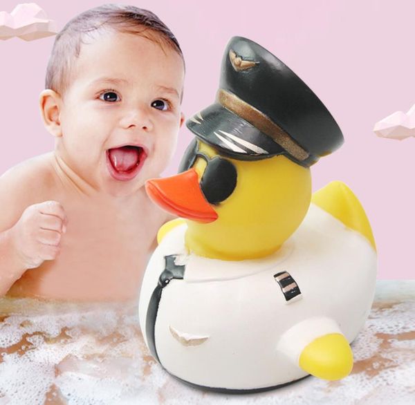 Creative floating rubber duck toys for fun baby bath time