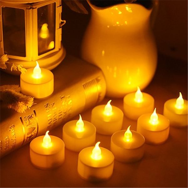 Creative LED Candle Lamp with Simulated Color Flame for Home, Wedding, and Birthday Decorations YQ01371