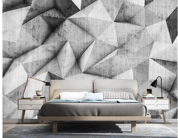 custom 3D wallpaper featuring classic painting designs and modern minimalist abstract 3D geometric patterns for TV backgrounds