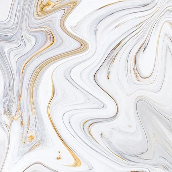 Custom 3D wallpaper featuring modern abstract golden marble art stripes for living room TV walls or bedroom decor, waterproof
