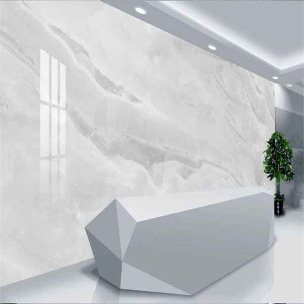 Custom 3D wallpapers featuring new Chinese marble patterns for corporate backgrounds