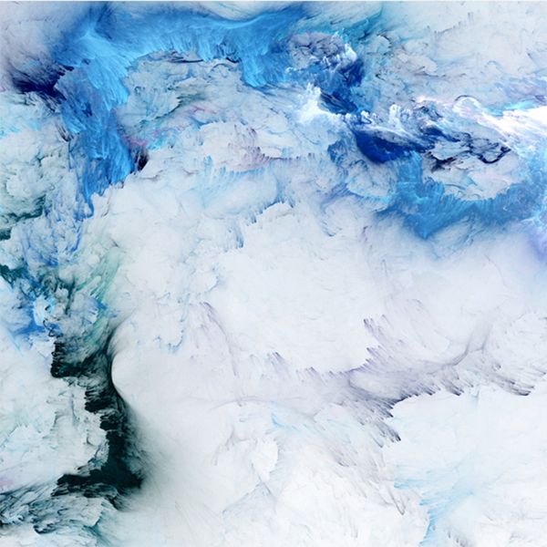 Custom Any Size Mural Blue Cloud 3D Wallpaper for Living Room Waterproof Background Wall Decoration