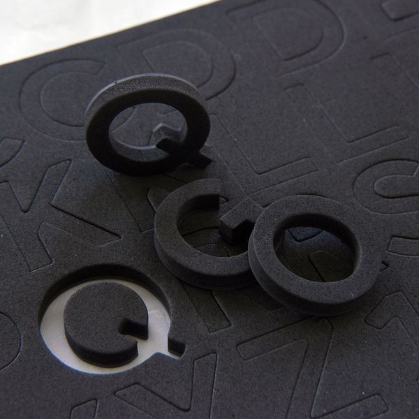 Decorative figurines for bakeries and shops  
EVA foam magnetic letters and numbers in a 3-sheet pack