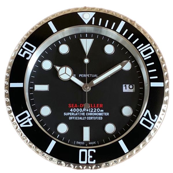 Designer one-eyed silent wall clock with glass face, a luxurious home decor piece and ideal gift