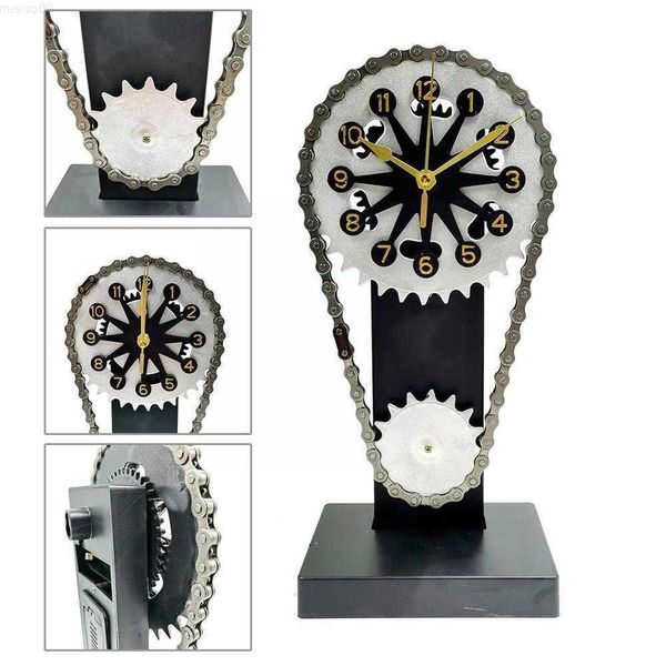 Desk Table Clocks European Vintage Table Clock Wall Clock Metal Edition Clock Shelf Rotating Clock Chain Clock Tool Decoration Home Timing G

European vintage desk and wall clocks in metal editions...