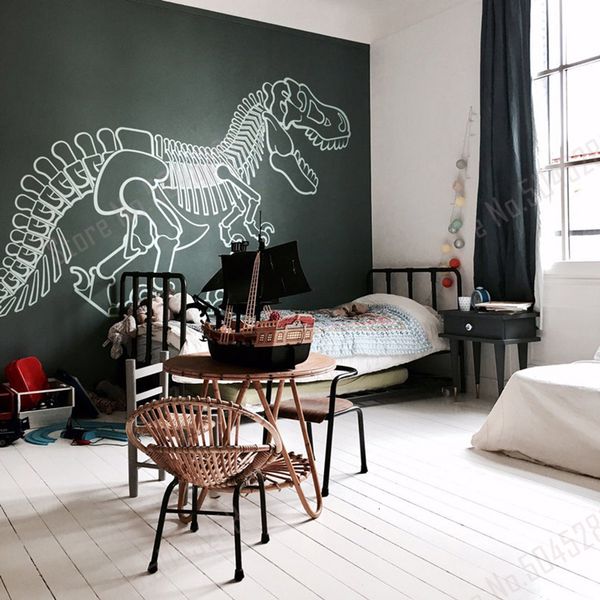 Dinosaur wall stickers for boys' room decoration, nursery decals vinyl sticker Z864 230225