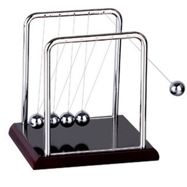 Early learning fun with a steel balance ball pendulum desk toy for kids' science education