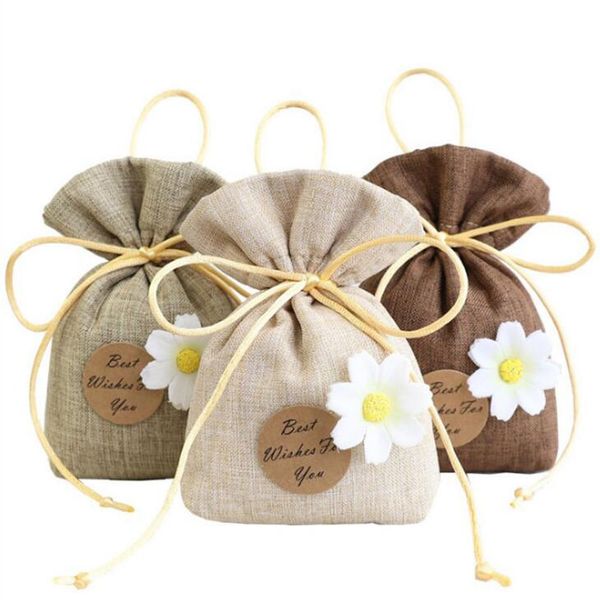 Empty drawstring sachet bag for candy, herbal tea, small gifts, lavender aromatherapy, or bedroom deodorant