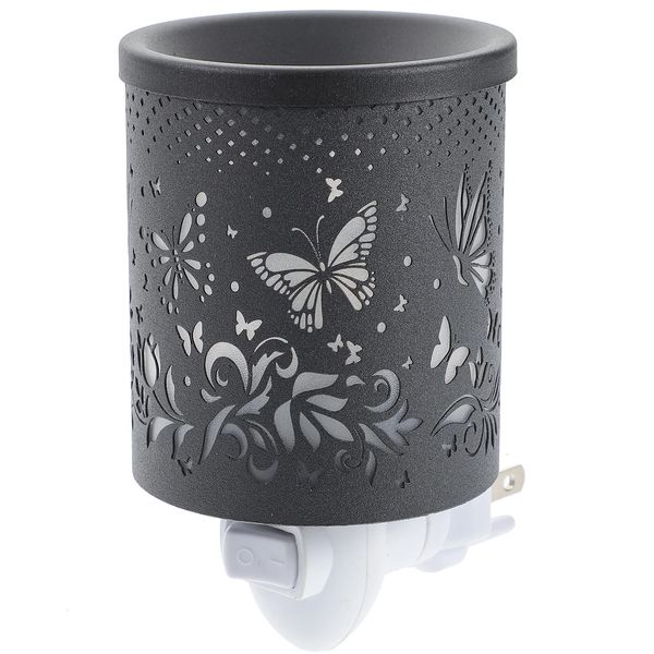 Fragrance lamp with melting wax, night light, indoor warmer, plugin aroma heater, multifunctional electric air freshener for home