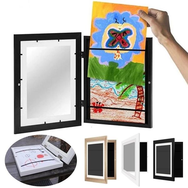 Frames for Kids Art - Magnetic Front Open Changeable Children's Display for Posters, Drawings, Paintings, and Pictures at Home Decor