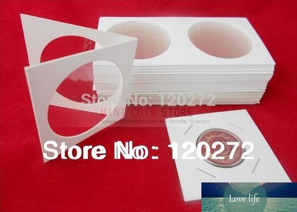 FREE SHIPPING! Assorted cardboard coin flips 50 per box, 500 per lot, 11 sizes available for coin protection and collection