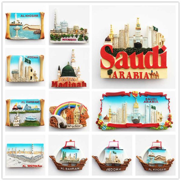 Fridge magnets from Fridge Magnets Asia, perfect as Saudi tourist souvenirs and crafts