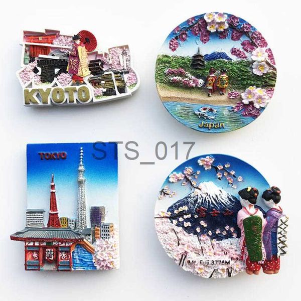 Fridge Magnets Japan: Decorative Resin Refrigerator Stickers Featuring Mount Fuji, Tokyo, and Kyoto Souvenirs