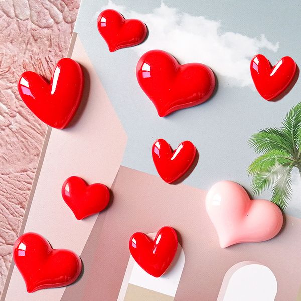 Fridge Magnets Small Love Heart Cute Mini Cartoon Refrigerator Stickers Lovely Resin Red Pink For Po Message 230721  

Tiny adorable heart-shaped fridge magnets featuring cute cartoon designs in lo...