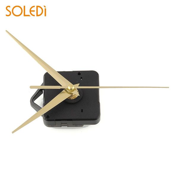 Gold-plated silent clock movement mechanism with DIY tools for quiet timekeeping