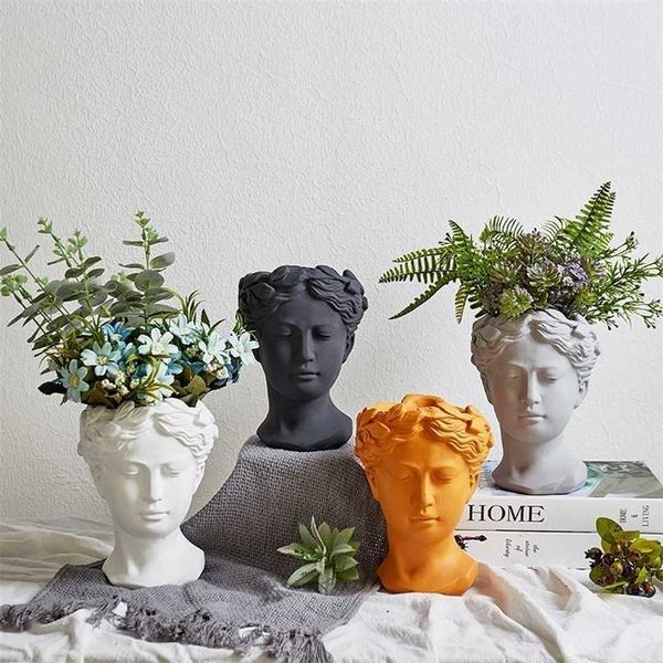 Greek floral vases featuring goddess designs for home decoration