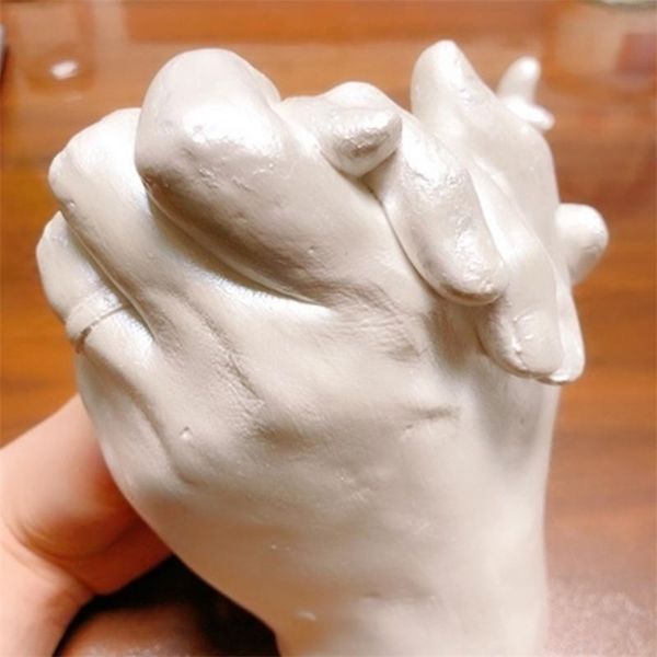 Hand Casting Mold Kit for Creating 3D Baby Footprint Souvenirs in Plaster