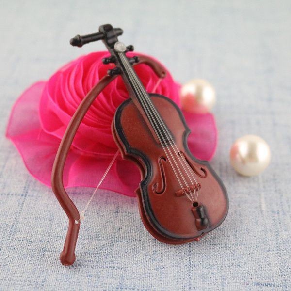 Handcrafted violin ornament for DIY Christmas tree decoration and festive home crafts