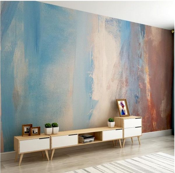Hand-painted graffiti wallpaper for living room sofa walls, bedroom headboards, and home theater wall coverings